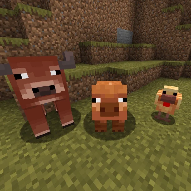 Farm Animals Backport (Modded Support) — Новые мобы на старых версиях