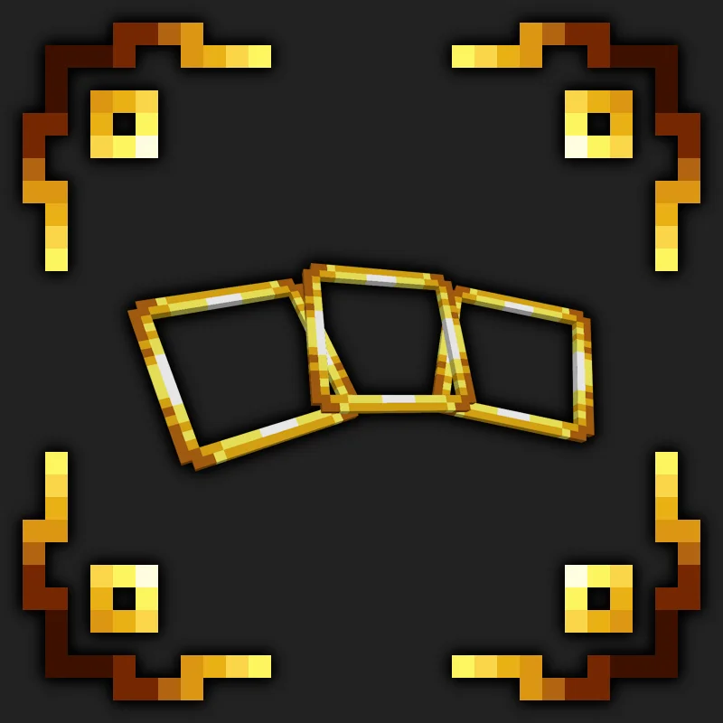 Golden Hotbar - Sr_Paulo: золотой хотбар для Minecraft