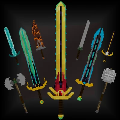 Advanced Swords: 3D-мечи для Minecraft 1.14.4 и 1.12.2