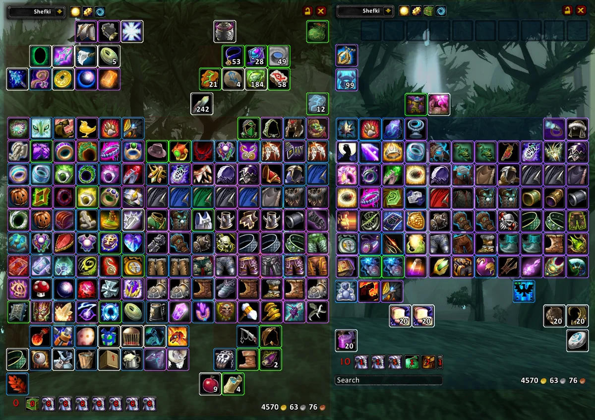 TBag-Shefki: The Ultimate Bag Manager for World of Warcraft
