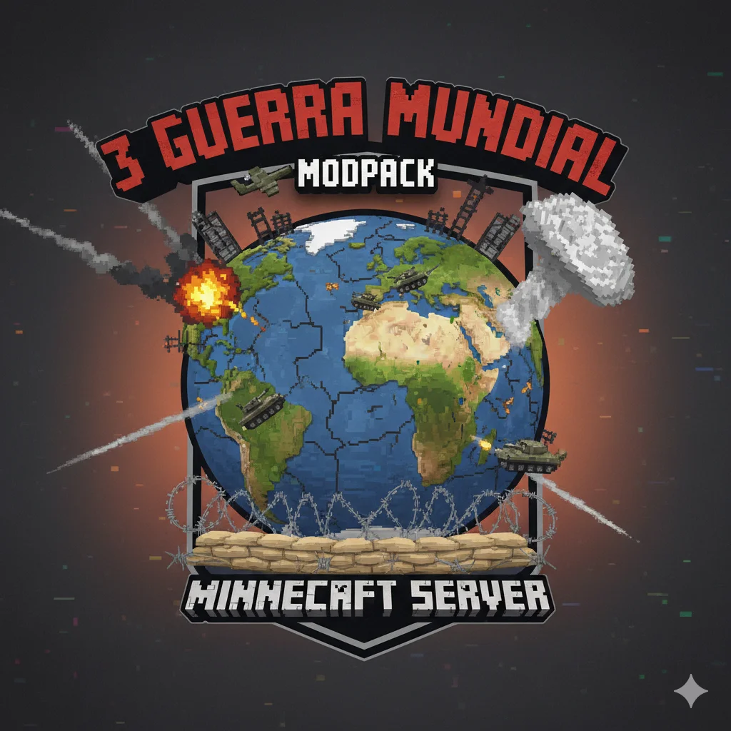 Terceira Guerra Mundial BR: Эпическая сага технологий для Minecraft