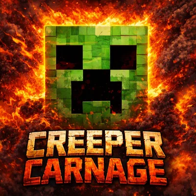 Creeper Carnage для Minecraft: превратите криперов в безжалостных стратегий