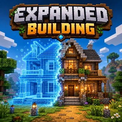Expanded Building — строительство по чертежам в Minecraft